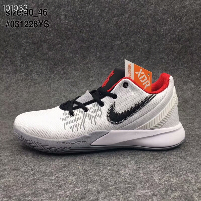 Nike Kyrie Irving Flytrap 2 White Silver Black Red Basketball Shoes